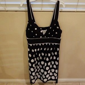 Final offer! Black and white Polka dot dress